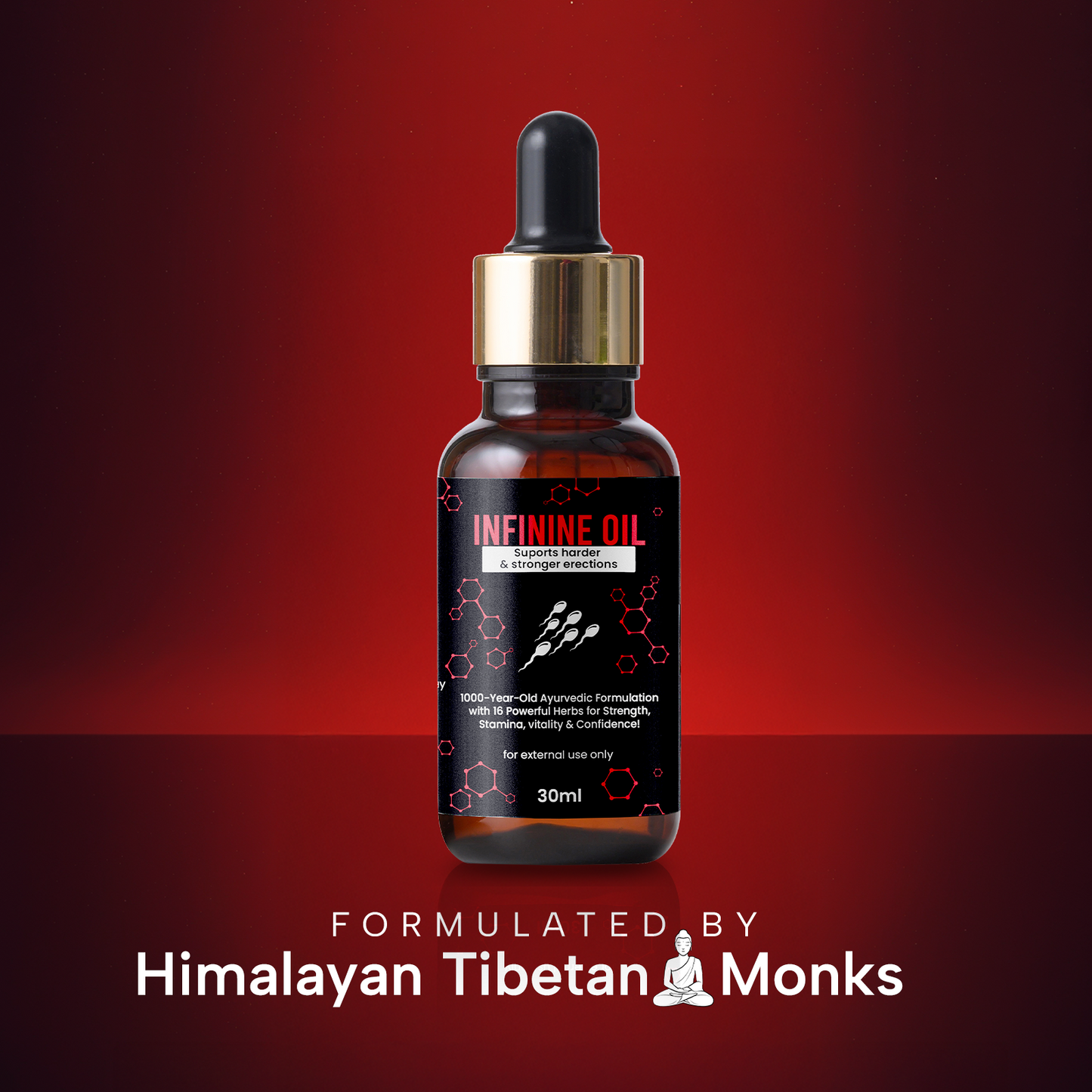 Infinine Oil | For Stronger & Fuller size of Penile | Made from 17 Ayurvedic ingredients