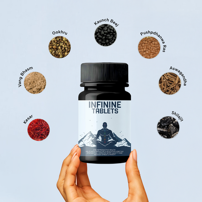 Infinine Tablet for Men | Superfood for Men’s Power, Energy, & Stamina | Become Alpha Male
