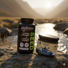 Infinine Gold & SEED combo For Boosting Men's Power, Energy, Stamina and Improving $perm Count & Volume