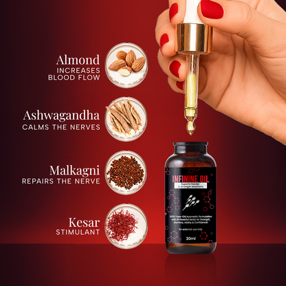 Infinine Prash, SEED & Oil Ultimate Combo for Men’s Best Performance